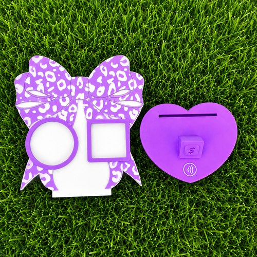 Cheetah Bow Tap-to-Pay NFC Vendor Stand