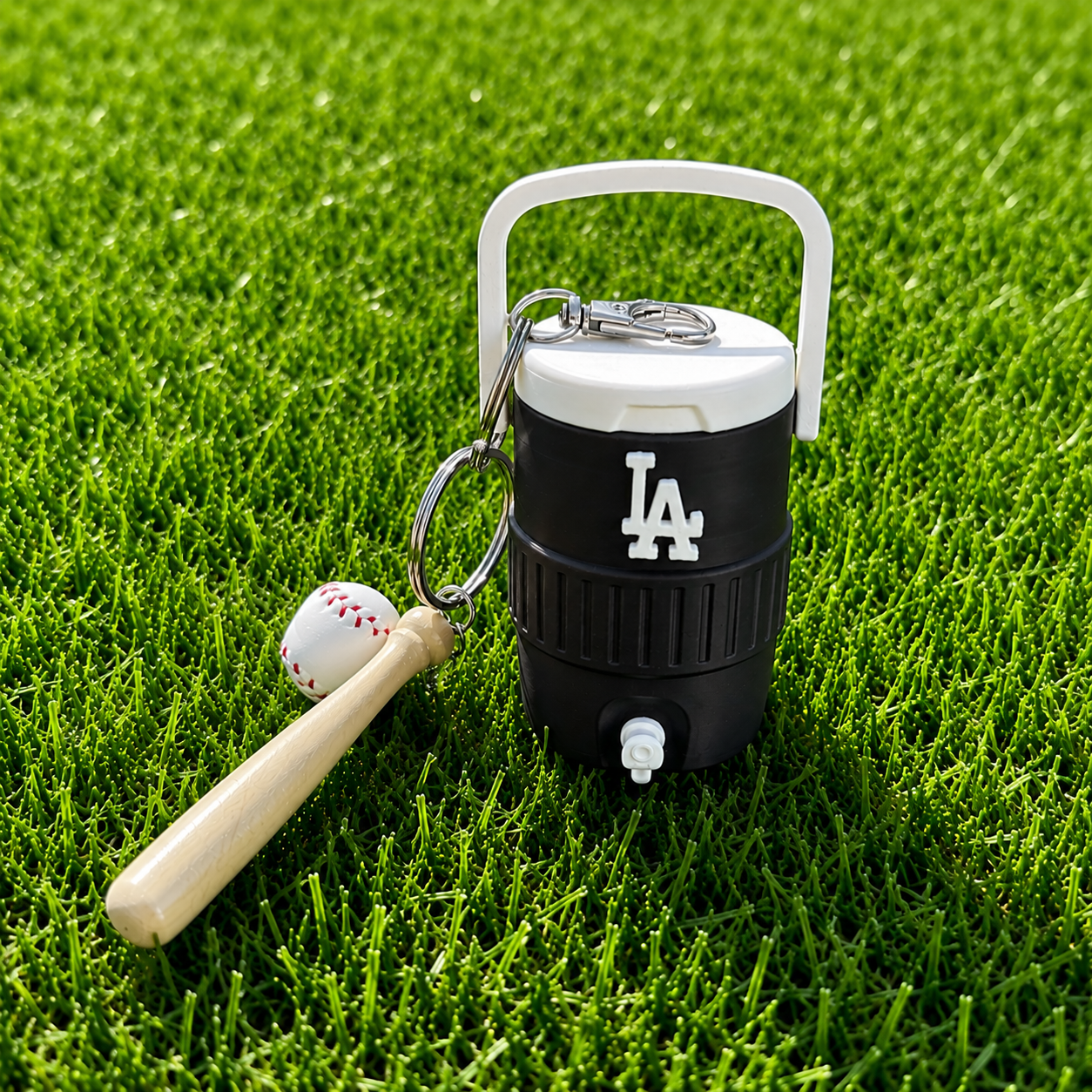 LA Inspired Mini Water Jug Keychain