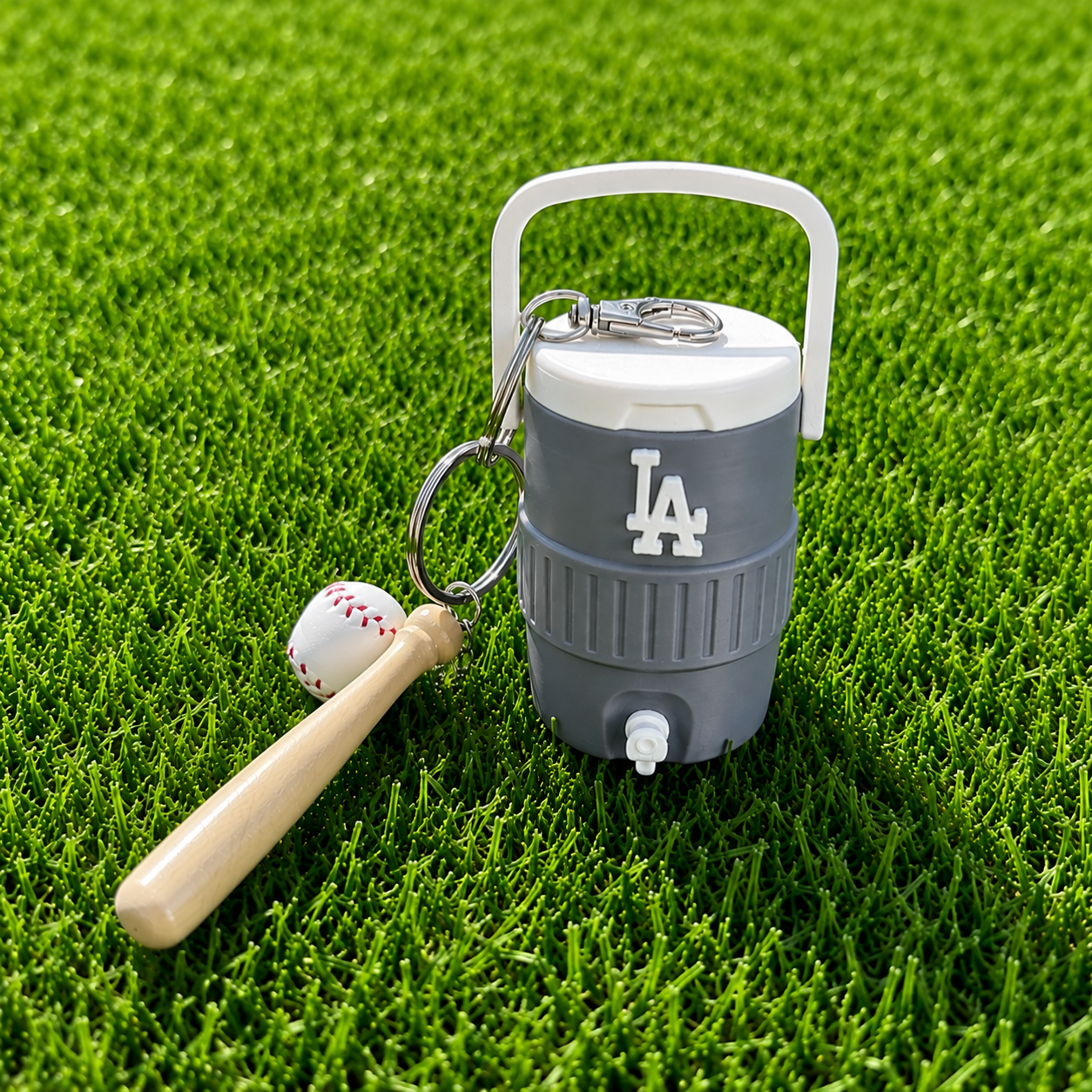 LA Inspired Mini Water Jug Keychain