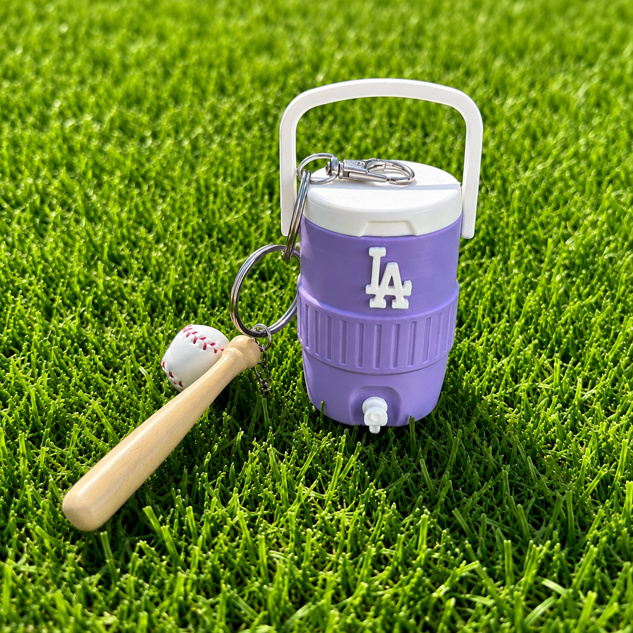 LA Inspired Mini Water Jug Keychain