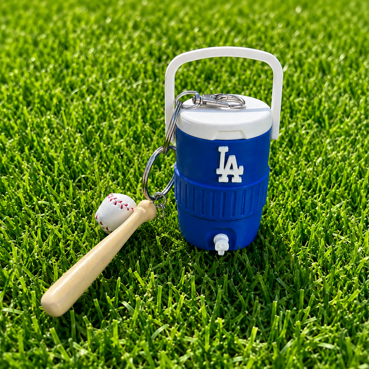 LA Inspired Mini Water Jug Keychain