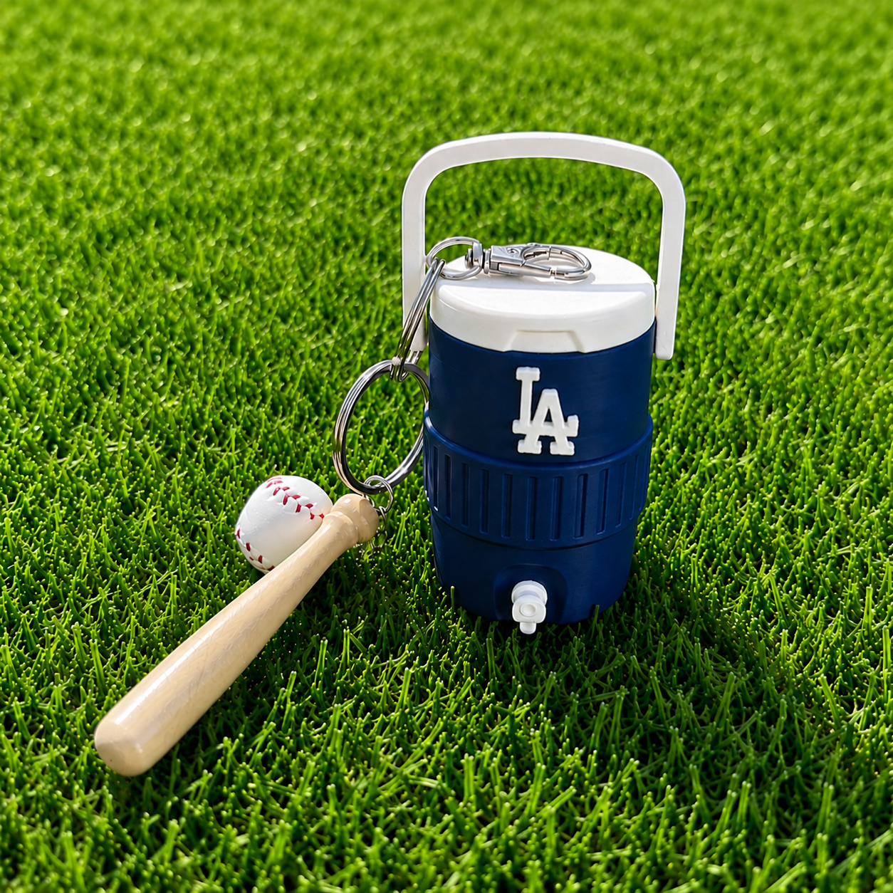 LA Inspired Mini Water Jug Keychain
