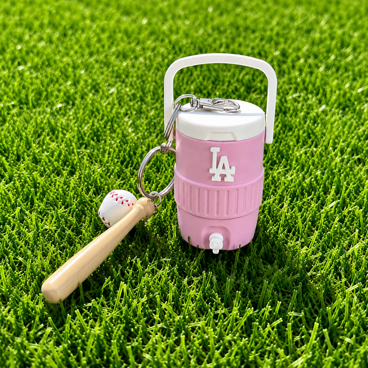 LA Inspired Mini Water Jug Keychain
